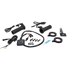 Miner Manere de ghidon incalzite diametru 22mm lungime 116 126mm Culoare drum negru HotGrips Advanced Courier OXFORD EL695