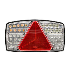 Stop spate Rear lamp L LED 10/30V with indicator with fog light reversing light with stop light parking light triangular reflector side clearance cable length: 05m  SCANIA ASPOCK A41-1310-011