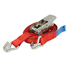 Chinga fixare Transporting belt with a ratchet number of hooks: 2 pcs 3m/27+03m rated voltage power Stf: 40daN strength: 400daN CARGOPARTS PK03M-02-0.4T