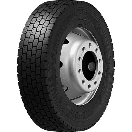Anvelopa LKW 2289843 KXD10 KUMHO Truck tyre Regional Drive 3PMSF 152/148L labels: fuel efficiency class - D wet grip class - C rolling noise and resistance measuring class - 76 dB B snow grip - Yes ic KUMHO 315/60R22.5 CKU KXD10