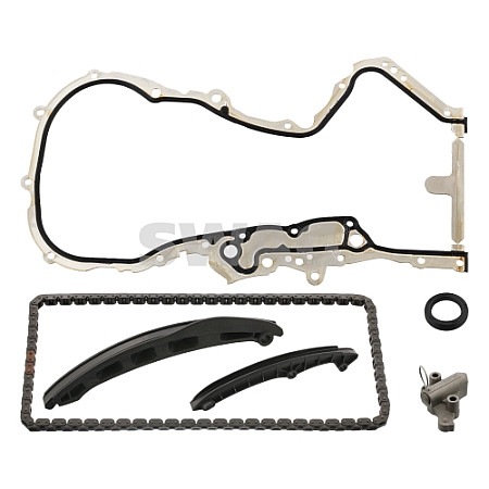 Chit lant de distributie Timing set chain + elements AUDI A1 A3 SEAT ALHAMBRA ALTEA ALTEA XL IBIZA IV IBIZA IV SC IBIZA IV ST LEON TOLEDO IV SKODA FABIA II OCTAVIA II RAPID ROOMSTER 1.4-1.6LPG 02.02- SWAG SW30102423