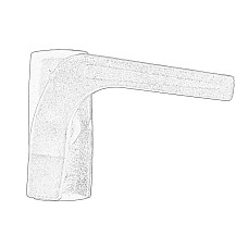 Maner usa Door handle element JCB OE JCB 331/35148/P