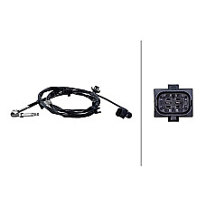 Senzor, temperatura gaze evacuare Exhaust gas temperature sensor after dpf  OPEL MERIVA B 1.7D 06.10-01.17 HELLA 6PT010 376-331