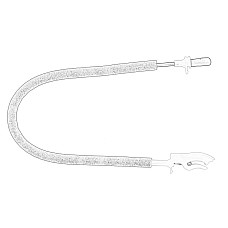 Cablu deblocare usi Door unlock tie rod front rear L R fits BMW 3 E46 1297 0705 51 21 8 213 797