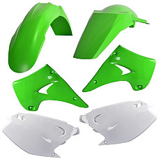 Kituri de plastic Off-road plastic accessories colour OEM KAWASAKI KX 125/250 2003-2008 CEMOTO 91249 CEM