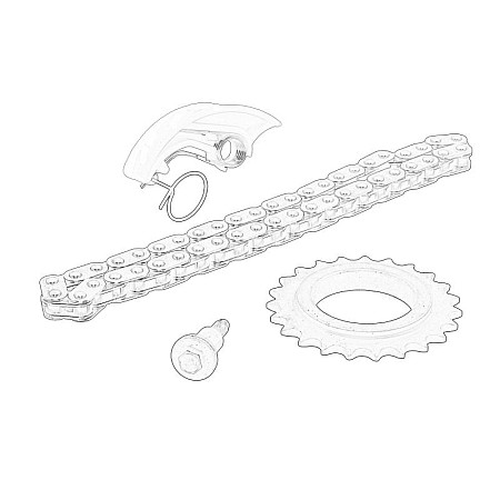 Rotor, pompa apa Oil pump drive assembly NISSAN NV400 OPEL MOVANO B RENAULT ALASKAN MASTER III 2.3D 02.10- OE RENAULT 15 0A 067 27R