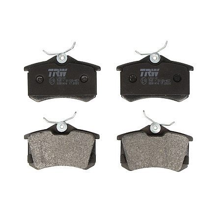 Set placute de frana Spate cu suplimente AUDI A8 D2 TT RENAULT MEGANE I TWINGO II SEAT LEON SKODA OCTAVIA I SCALA VW BORA BORA I GOLF III GOLF IV 1.2-Electric 11.94- TRW AUTOMOTIVE GDB1416