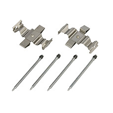 Set accesorii, placute frana Kit montare placute frana Fata MERCEDES C T-MODEL S203 C W203 E T-MODEL S211 E W211 SLK R171 1.8-5.5 05.00-02.11 TRW AUTOMOTIVE PFK640