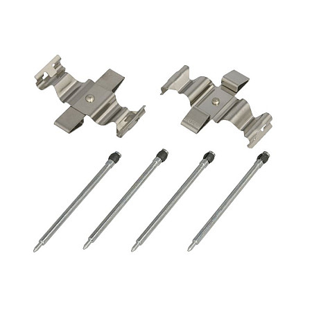 Set accesorii, placute frana Kit montare placute frana Fata MERCEDES C T-MODEL S203 C W203 E T-MODEL S211 E W211 SLK R171 1.8-5.5 05.00-02.11 TRW AUTOMOTIVE PFK640