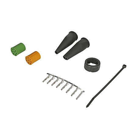 Stecher Mufa de metalica numar pini: 8 forma mufa: baioneta/rotund kit pentru instalarea mufei galbene sau verzi ASPOCK A15-0821-524