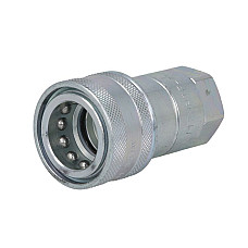 Cuplaj hidraulic EN mushroom-shaped valve drept 75l/min. FASTER NV 12 NPT F
