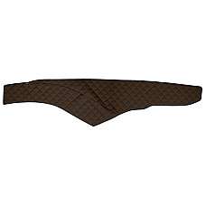Material pentru plansa de bord Covoras de bord cabina lata 250 cm maro Piele matlasata EKO ECO-LEATHER Q MERCEDES ACTROS MP4 / MP5 07.11- F-CORE F-CORE FD04 BROWN