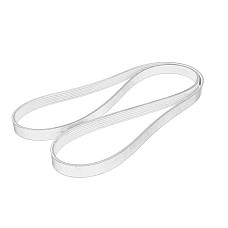 Curea transmisie cu caneluri Multi-V-curea PK1850 ISUZU D-MAX II RZ4E-TC 03.17- OE ISUZU ISU8982481912