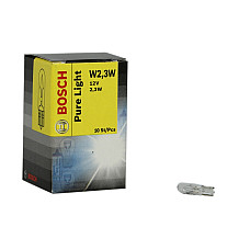 Bec, iluminare numar circulatie Bec de bord cutie 10buc PBT5 12V 23W W2X46D Pure Light BOSCH 1 987 302 240/10