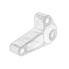 Suport motor Engine mount rear from transmission side  FIAT 500L DOBLO DOBLO CARGO 1.4 02.10- OE FIAT 51815760