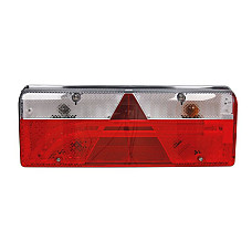 Stop spate Rear lamp R EUROPOINT III LED 12V with indicator with fog light reversing light with stop light parking light triangular reflector side clearance connector: ASS2.1 7PIN ASPOCK A25-7400-537