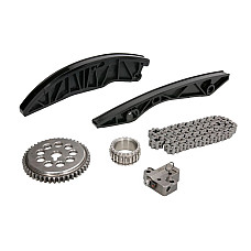 Chit lant de distributie Timing set chain + sprocket HYUNDAI ELANTRA V I20 I I30 IX20 KIA CARENS III CEE'D CERATO I CERATO II PRO CEE'D RIO III SOUL I VENGA 1.4/1.4LPG/1.6 05.06- HEPU HEP21-0413