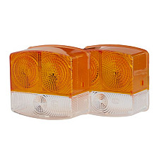 Dispersor, semnalizator Sticla farului Dreapta P21W/R10W Dispersor lampa etansata in spate FENDT 200 CASE IH 1000 400 500 600 700 800 900 DEUTZ FAHR D DX 01.68- HELLA 9EL134 742-021