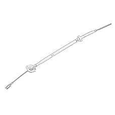 Cablu ambreiaj Clutch cable 610mm/280mm FIAT SEICENTO / 600 1.1 01.98-01.10 OE FIAT 46771188