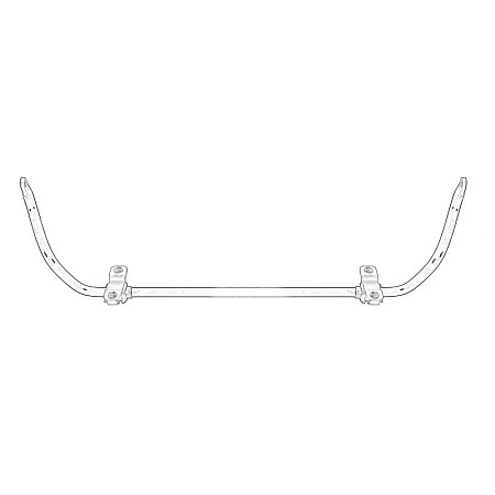 Bara stabilizatoare,suspensie Stabilizer front L/R set with rubber elements CITROEN JUMPY FIAT SCUDO PEUGEOT EXPERT 1.6D/2.0D 01.07- OE FIAT 14401777280