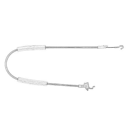 Cablu, deblocare usi Door opening cable front L/R for 3-door version  OPEL ASTRA H GTC 03.05-10.10 OE OPEL 24463581