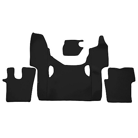 Covor compartiment picioare F-CORE ECO-LEATHER S quantity per set 4 szt. material - eco-leather plain colour - neagra automatic transmission SCANIA LPGRS 06.17- F-CORE F-CORE SM67 BLACK