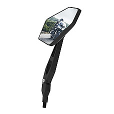 Sistem oglinzi Mirror universalx125mm direction: right-sided colour: neagra road approval: yes fitting in handlebars OXFORD OX154