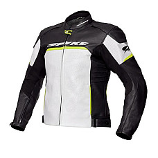 Jachete din piele sport SPYKE IMOLA EVO 20 culoare negru fluorescent alb galben marimea 58 110363 10107 58