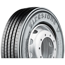 Anvelopa ax fata LKW 31117 FS411 FIRESTONE Truck tyre Regional Front M+S 3PMSF 132/130M labels: fuel efficiency class - C wet grip class - B rolling noise and resistance measuring class - 71 dB A snow grip - FIRESTONE 235/75R17.5 CFR FS411 MS