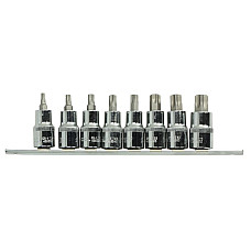 &quot;Set chei tubulare Bit sockets set 1/2&quot;&quot; TORX number of tools: 8pcs T27 T30 T40 T50 T55 T60 T70&quot; PROFITOOL 0X43555MR08