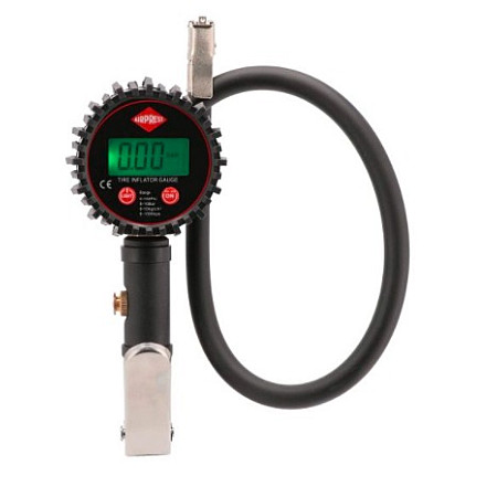 Inflating guns and manometers Inflating gun for pumping to checking air pressure digital pressure bar: 0-10 bar delivery cars passenger cars AIRPRESS 42064