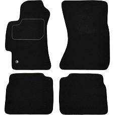 Covoras podea textil Floor mats Velours 4 pcs front/rear set colour neagra SUBARU LEGACY IV 09.03-12.09 Saloon MAMMOOTH MMT A041 SUB85 PRM 01