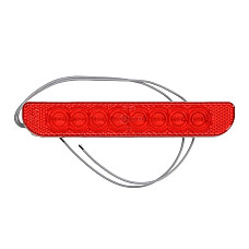 Stop spate STOP lamp with wire 250mm 24V JCB 1008814COBO