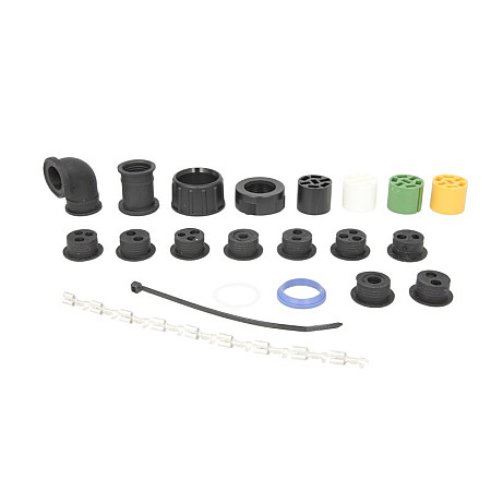 Stecher Mufa de metalica numar pini: 7 forma mufa: rotund ASS1ASS2ASS2.1 25A alb negru verde galben ASPOCK A13-5626-631