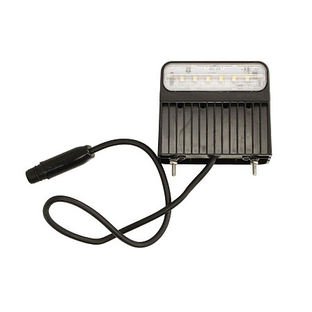 Iluminare numar de circulatie Licence plate lamp REGPOINT II LED 12/24V 83x45x100mm hose length: 500mm connector: ASS3 ASPOCK A36-3865-007