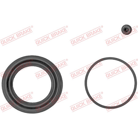 Kit reparare etrier Fata Dreapta/Stanga diametru piston: 57 BMW 1 F20 1 F21 2 F22 F87 2 F23 3 F30 F80 3 F31 3 GRAN TURISMO F34 4 F32 F82 1.6-3.0D 09.10- QUICK BRAKE QB114-0088