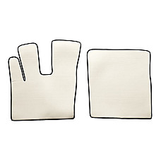 Covor compartiment picioare F-CORE driver + passenger quantity per set 2 szt. material - eco-leather plain colour - champagne DAF XF 105 XF 106 10.12- F-CORE F-CORE FM03 CHAMP