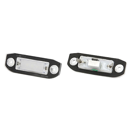 Elemente iluminare Licence plate lamp LED ligght colour: white set 12V with road approval VOLVO C30 S40 II S60 II S80 I S80 II V50 V70 II V70 III XC60 I XC70 II XC90 I 05.98-12.18 M-TECH CLP029