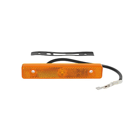 Lampa gabarit Outline marker lights orange LED height 25mm width 140mm surface hose length 250 24V JOKON 12.1019.500