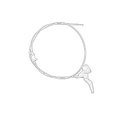 Cablu deschidere capota Engine hood cable OPEL ASTRA H ASTRA H CLASSIC ASTRA H GTC ASTRA H/KOMBI 1.2-2.0 01.04- OE OPEL 24465306