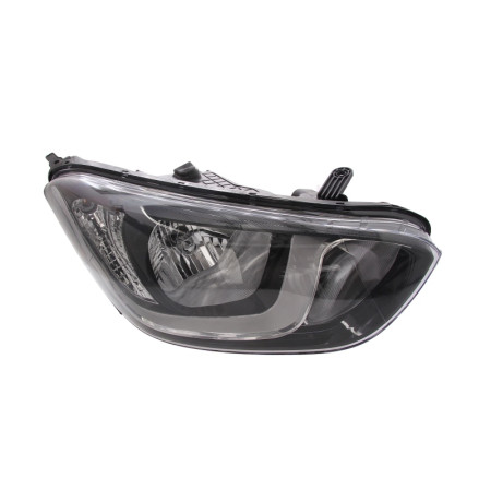 Far Lampa frontala Dreapta H7/H7 electric cu motor culoare insert: cromat culoare semnalizator: argintiu HYUNDAI I20 I TYC TYC 20-14439-05-2