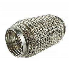 Tub flexibil sistem de esapament Muffler reinforced flexible tube inner diameter: 63mm length of part: 100mm FMIC EXH-CON-STR-63-100