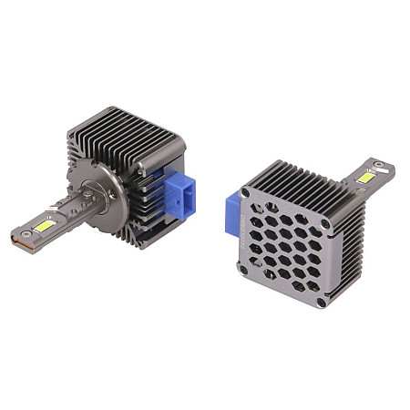 Bec incandescent LED light bulb Set 2pcs D8S 12/24V 35W no road approval for vehicles with CAN-Bus white 6000K M-TECH LZXD8S