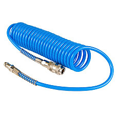 Furtun de aer comprimat Spiral pneumatic hose AIRPRESS polyurethane maximum pressure: 12bar inner diameter: 5mm length: 5m with fast couplers AIRPRESS 4304205