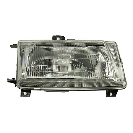 Far Lampa frontala Dreapta H4 electric mecanic fara motoras culoare insert: argintiu VW CADDY II CADDY II/MINIVAN POLO POLO III CLASSIC TYC TYC 20-6153-15-2