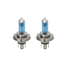 Bec, far principal Light bulb halogen 2pcs H4 Ultra White 12V max. 60W light colour white max. 5000K socket type P43T no road approval contains 2 cores M-TECH PTZUW4-DUO