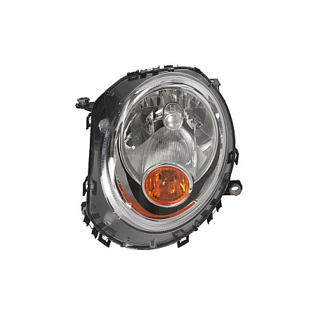 Far Lampa frontala Stanga halogen H4/PY21W electric cu motor culoare insert: cromat culoare semnalizator: galben MINI R56 R57 CLUBMAN R55 CLUBVAN R55 MAGNETI MARELLI 710301225301