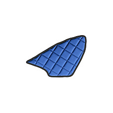Tapierie interioara cabina ofer Suprapuneri de cabina 1 compartiment albastru ECO-LEATHER Q piele matlasata eko MERCEDES ACTROS MP4 / MP5 07.11- F-CORE F-CORE FN03 BLUE