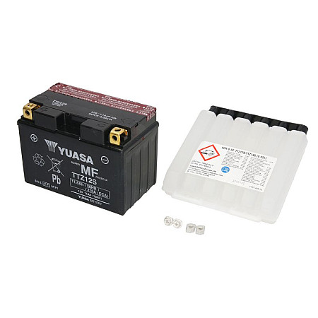Acumulator Pornire Battery AGM/Dry charged with acid/Starting limited sales to consumers YUASA 12V 11Ah 210A L+ Maintenance free electrolyte included 150x87x110mm Dry charged with acid TTZ12S-BS BMW R 250-1200 1 YUASA TTZ12S-BS YUASA