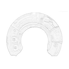 Protectie stropire,disc frana Capacul discului de frana Fata Dreapta BMW 5 F10 5 F11 5 GRAN TURISMO F07 6 F12 6 F13 6 GRAN COUPE F06 7 F01 F02 F03 F04 2.0-6.0 09.08-10.18 OE BMW 34 11 6 775 266